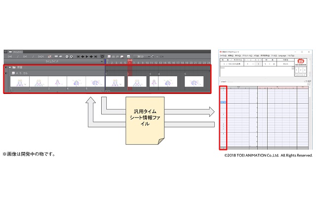 東映アニメのデジタルタイムシート Clip Studio Paintが無償配布開始 アニメーションビジネス ジャーナル